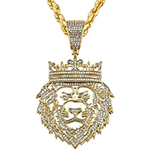 آویز و پلاک طلا شیر با نگین الماس تراش برلیان: مدل npdm1070