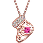 پلاک طلای کودک دخترانه طرح کفش اسکیت کودکانه با نگین جواهر برلیان و تورمالین مدل: pgb2242