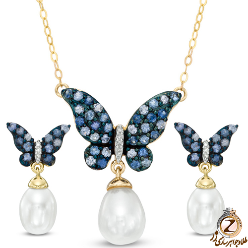 مدل نیم ست,نیم ست پروانه,نیم ست مروارید