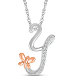 پلاک طلا حرف [Y] 18 عیار زنانه و دخترانه طرح پروانه با نگین برلیان - حروف انگلیسی مدل: idn1144