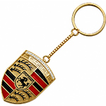جاسوئیچی طلا و جواهر با نگین برلیان طرح پورشه (Porsche): مدل kgd1049